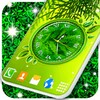 Forest Leaves Clock Wallpaper icon