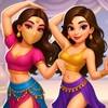 Icono de Beautiful Belly Dancer Girl Salon Stylish Dressup
