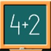 Math on chalkboard icon