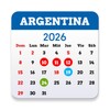 Icono de Argentina Calendario