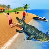 crocodile simulator 2019 Beach & City Attack icon