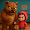 Crazy Girl vs Angry Bear Prank icon