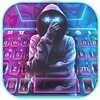 Neon Mask Man Keyboard Backgro icon