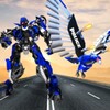 Flying Police Eagle Bike Robot Hero simgesi