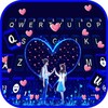 Neon Love Couple Keyboard Background 图标