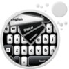 GO Keyboard Black and White Theme 아이콘