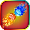 Fire ball water ball dual race icon