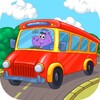 Kids bus icon