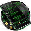 SMS Messages Neon Led Green icon