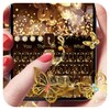 Gold Glitter Butterfly Keyboard icon