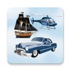 Puzzles for kids cars icon