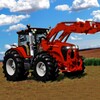 Tractor farming icon