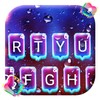 Luminous Neon Raindrops Keyboard Theme icon