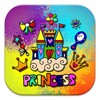 Coloring Book Cute Princess icon