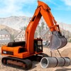 Construction Excavator Game 3D icon