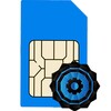 blue SIM icon