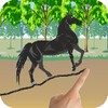 أيقونة Wild Horse Scribble Race