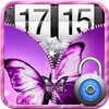 Butterfly Zip Screen Lock icon