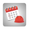 Icono de Working time tracking calendar