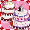 Rose Wedding Cake Maker Games icon