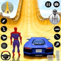 superhero car race game