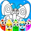 Coloring book icon