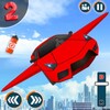 Flying Car Robot Shooting Game icon