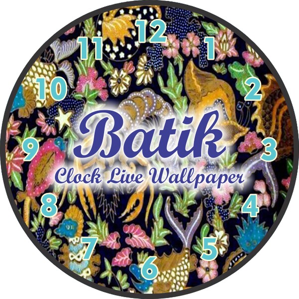 Batik Clock Live Wallpaper for Android - Download the APK from Uptodown