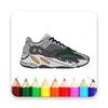 Cool Sneakers Coloring Book icon