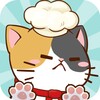 Cats and dogs play together icon