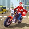 Icono de Moto Pizza delivery boy : Bike