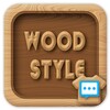 Wood style skin for Next SMS icon