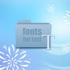 أيقونة Fonts for text