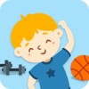 Morning exercises for kids icon