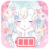 Battery widget Flowery Kiss icon