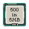 500 in 5MB icon