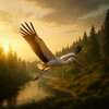 The White Stork icon