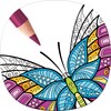 Adult Butterfly Coloring Pages icon