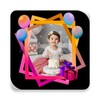 birthday photo frame - birthda icon