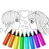 Icono de Valentines Love Coloring Book