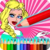 Paint Princesses Coloring icon