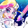 Princess Color by Number Game icon