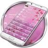 ExDialer Pink Flowers Glass theme 아이콘