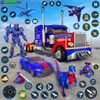 Icono de Police Robot Truck Transformation