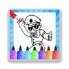 coloring little singham icon