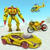 Helicopter Robot Car Game icon