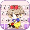Handsome Kpop Boy Keyboard Bac icon