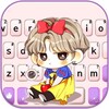 Ikon Handsome Kpop Boy Keyboard Bac