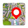 GPS Satellite Route Map Direction icon