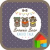 brown bear dodol theme icon